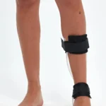 Siyah renk Dampigo Refleks AFO DMP-A125 ayak bilekliği ortezi, düşük ayak desteği