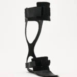 Siyah renk Dampigo Refleks AFO DMP-A125 ayak bilekliği ortezi, düşük ayak desteği