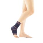 ORX-A718 Örme Aşil Tendon Destekli Siyah Ayak Bilekliği