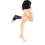 ORX-A718 Örme Aşil Tendon Destekli Siyah Ayak Bilekliği