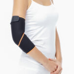 ORX-D40 Basit Dirseklik, siyah renkli dirsek destek bandajı