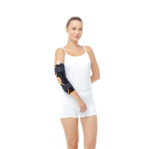 ORX-D50 Dirsek İmmobilizer, siyah renkli dirsek sabitleyici atel