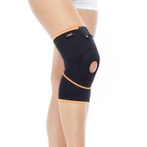 Orlex ORX-DZ12 patella destekli dizlik siyah renkli, diz kapağı ağrısı ve spor aktiviteleri için ortopedik destek