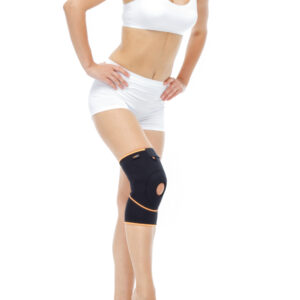 Orlex ORX-DZ12 Patella Destekli Dizlik - Maksimum Diz Kapağı Desteği - Siyah