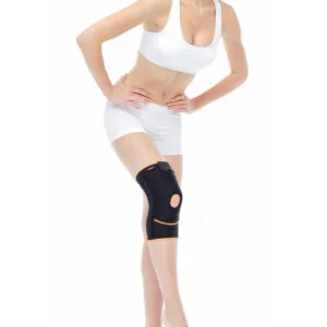 Orlex ORX-DZ13 patella ve ligament destekli dizlik siyah renkli, diz kapağı ve bağ yaralanmaları için ortopedik koruma