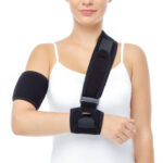 ORX-KL310 Standart Basit Kol Askısı, siyah renkli