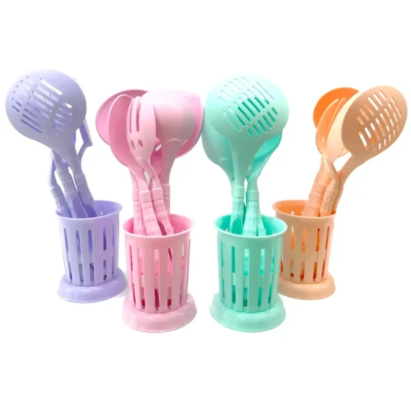 Stillo Prizma Servis Seti ve Standı Pastel Renkler STL-DS5516