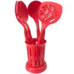 Stillo Prizma Servis Seti ve Standı Kırmızı STL-DS5516