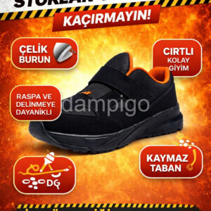 Toptan Satış - FLY İş Güvenlik Ayakkabısı, SÜET (Çelik Burunlu)