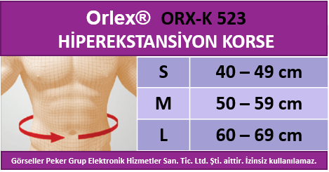 Hiperekstansiyon Korse ORX-K523 - Görsel 10