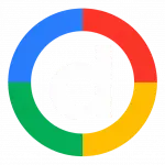 Dampigo – Marka Logosu – Yuvarlak, beyaz harfli