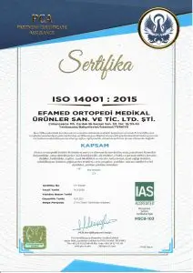 ISO 14001:2015 Sertifikası