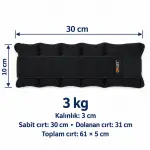 3 kg Çelik Ağırlık – Ölçüler ve Cırt Bilgisi