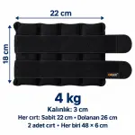 4 kg Çelik Ağırlık – Ölçüler ve Cırt Bilgisi