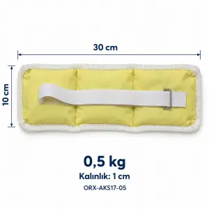 0,5 kg Kum Ağırlık – Ölçüler