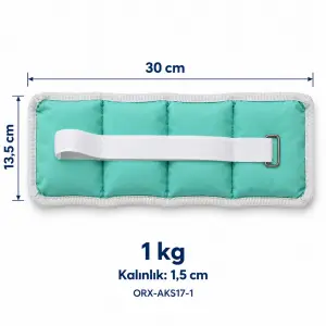 1 kg Kum Ağırlık – Ölçüler