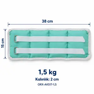 1,5 kg Kum Ağırlık – Ölçüler