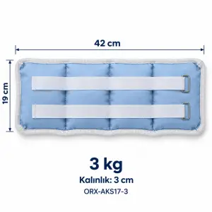 3 kg Kum Ağırlık – Ölçüler