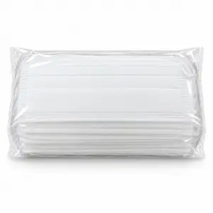 Zen Medical Beyaz Meltblown Maske – 3 Katlı, Burun Telli, 50 Adet